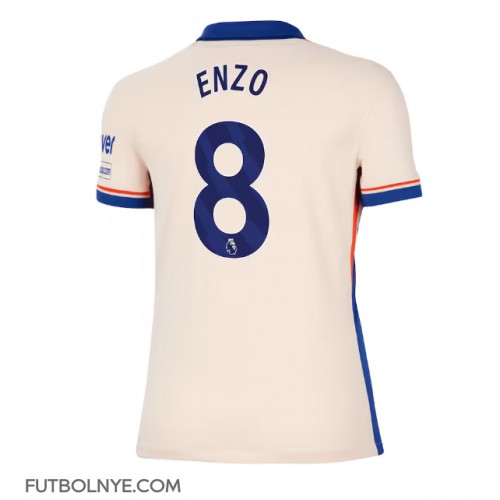 Camiseta Chelsea Enzo Fernandez #8 Visitante Equipación para mujer 2024-25 manga corta